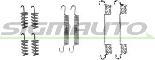 SIGMAUTO SK0868 - Accessory Kit, brake shoes autospares.lv