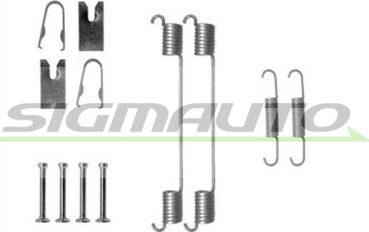 SIGMAUTO SK0883 - Accessory Kit, brake shoes autospares.lv