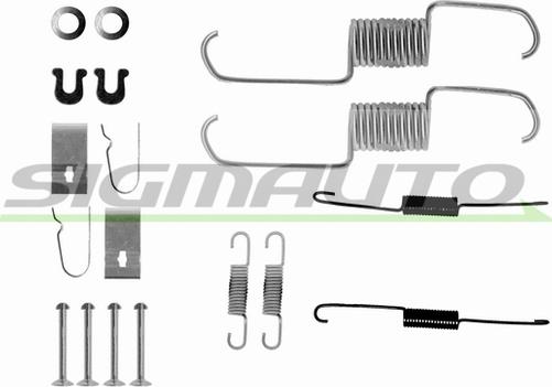 SIGMAUTO SK0743 - Accessory Kit, brake shoes autospares.lv