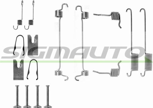 SIGMAUTO SK0751 - Accessory Kit, brake shoes autospares.lv