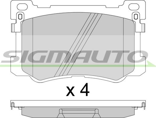 BENDIX BPD2301 - Brake Pad Set, disc brake autospares.lv