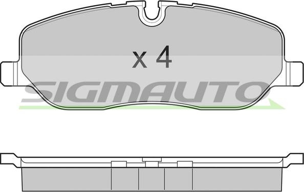 MDR MFP-2L01 - Brake Pad Set, disc brake autospares.lv