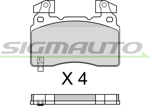 Wagner MX1474 - Brake Pad Set, disc brake autospares.lv