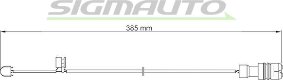 SIGMAUTO WI0556 - Warning Contact, brake pad wear autospares.lv