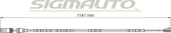 SIGMAUTO WI0676 - Warning Contact, brake pad wear autospares.lv