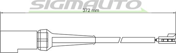 SIGMAUTO WI0799 - Warning Contact, brake pad wear autospares.lv