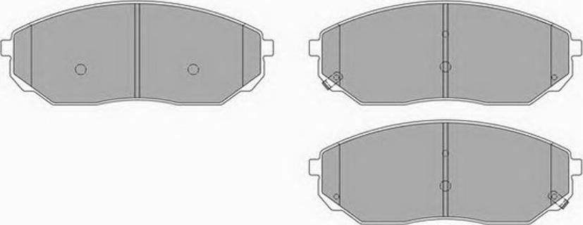 Simer 947 - Brake Pad Set, disc brake autospares.lv