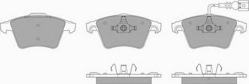 Simer 911.1 - Brake Pad Set, disc brake autospares.lv