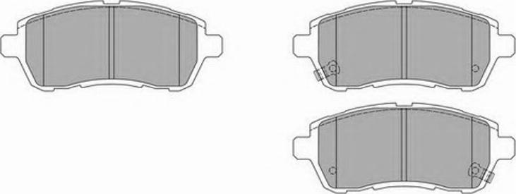 Simer 976 - Brake Pad Set, disc brake autospares.lv