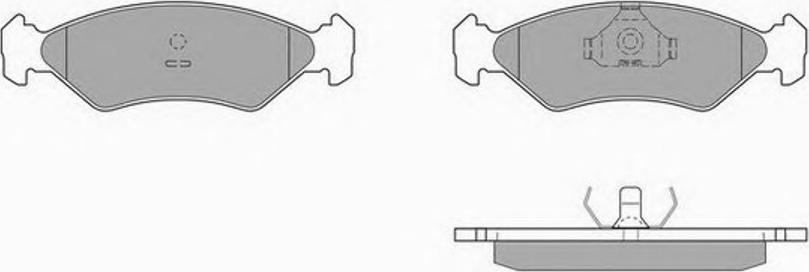 Simer 454 - Brake Pad Set, disc brake autospares.lv