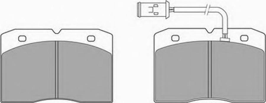 Simer 549 - Brake Pad Set, disc brake autospares.lv