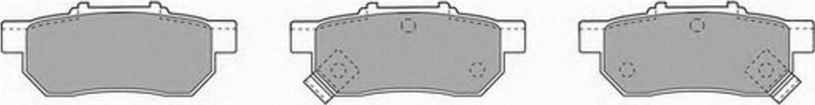 Simer 555.1 - Brake Pad Set, disc brake autospares.lv