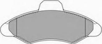 Simer 504 - Brake Pad Set, disc brake autospares.lv