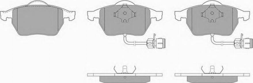 Simer 581 - Brake Pad Set, disc brake autospares.lv