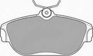 Simer 534 - Brake Pad Set, disc brake autospares.lv