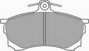 Simer 691 - Brake Pad Set, disc brake autospares.lv