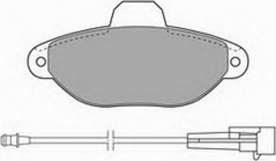 Simer 607 - Brake Pad Set, disc brake autospares.lv