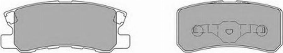 Simer 1045 - Brake Pad Set, disc brake autospares.lv