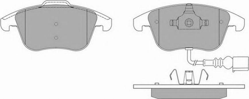 Simer 1008 - Brake Pad Set, disc brake autospares.lv