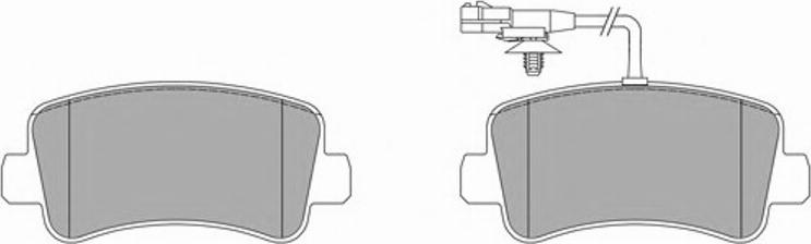 Simer 1084 - Brake Pad Set, disc brake autospares.lv