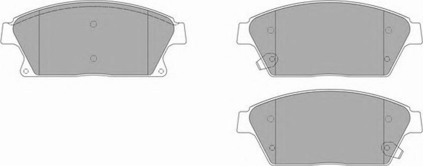 Simer 1079 - Brake Pad Set, disc brake autospares.lv