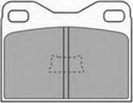 Simer 174 - Brake Pad Set, disc brake autospares.lv