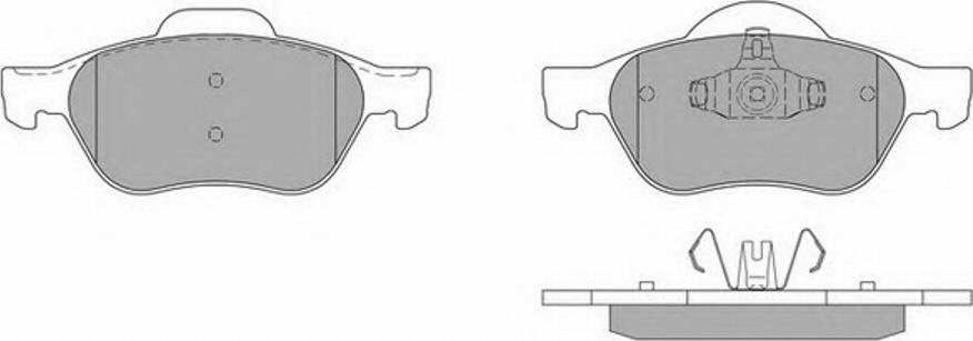 Simer 834.1 - Brake Pad Set, disc brake autospares.lv