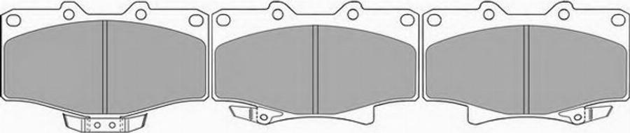 Simer 830 - Brake Pad Set, disc brake autospares.lv