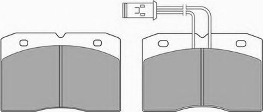 Simer 336 - Brake Pad Set, disc brake autospares.lv