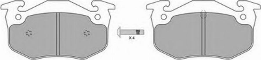 Simer 3791 - Brake Pad Set, disc brake autospares.lv