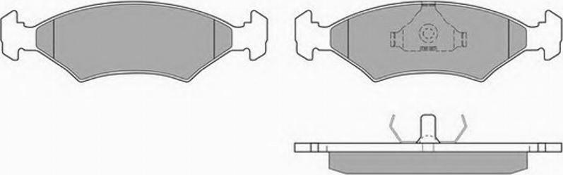 Simer 235 - Brake Pad Set, disc brake autospares.lv