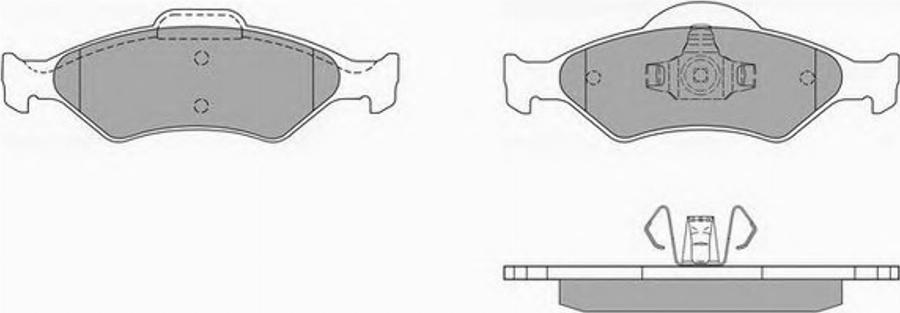 Simer 772 - Brake Pad Set, disc brake autospares.lv