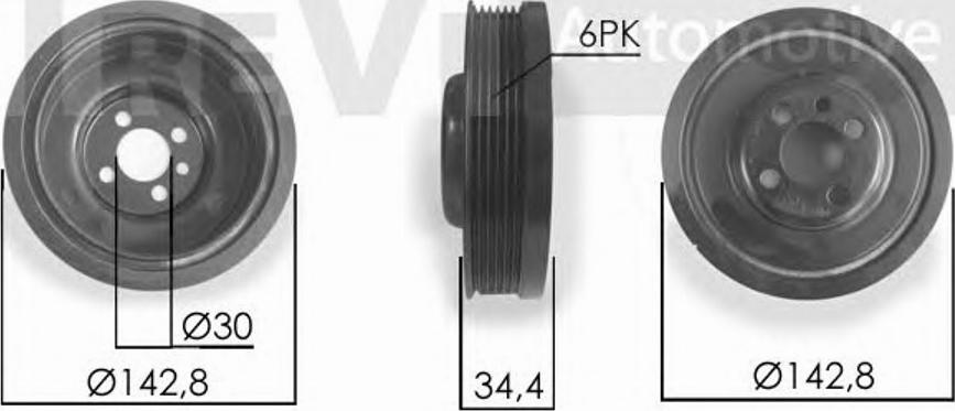 S&K SK0810821 - Belt Pulley, crankshaft autospares.lv
