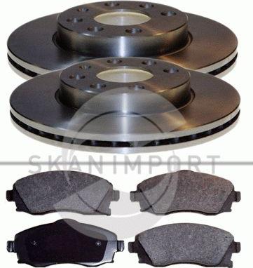 SKANIMPORT 624-5985 - Brake Set, disc brakes autospares.lv