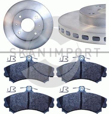 SKANIMPORT 624-626 - Brake Set, disc brakes autospares.lv