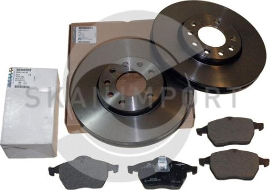 SKANIMPORT 624-621HD - Brake Set, disc brakes autospares.lv