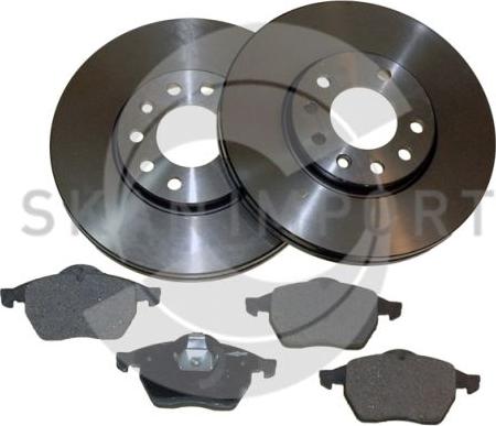 SKANIMPORT 624-621 - Brake Set, disc brakes autospares.lv