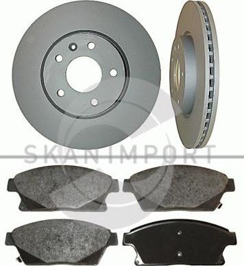 SKANIMPORT 624-2051 - Brake Set, disc brakes autospares.lv