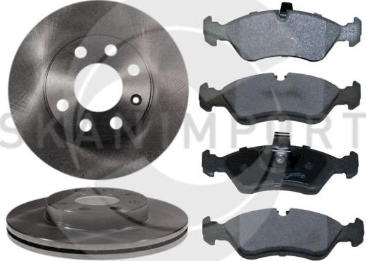 SKANIMPORT 624-2282 - Brake Set, disc brakes autospares.lv