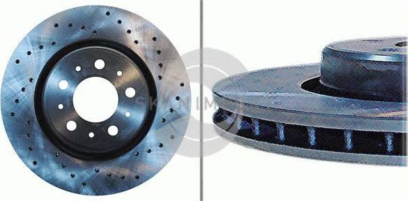 SKANIMPORT 621-2276-S - Brake Disc autospares.lv