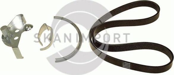 SKANIMPORT 6K0847S - V-Ribbed Belt Set autospares.lv