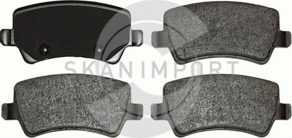 SKANIMPORT BB 4554 - Brake Pad Set, disc brake autospares.lv