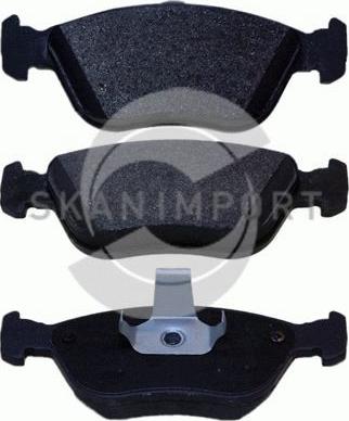 SKANIMPORT BB 587 - Brake Pad Set, disc brake autospares.lv