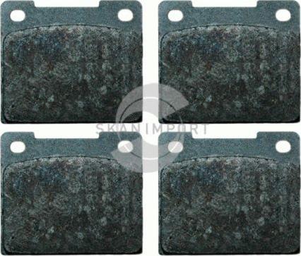 SKANIMPORT BB 164 - Brake Pad Set, disc brake autospares.lv