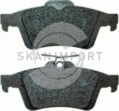 SKANIMPORT BB 2031 - Brake Pad Set, disc brake autospares.lv