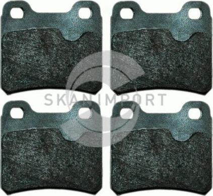 SKANIMPORT BB 7072 - Brake Pad Set, disc brake autospares.lv