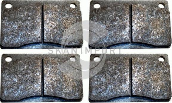 SKANIMPORT BB 739 - Brake Pad Set, disc brake autospares.lv