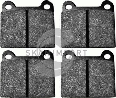 SKANIMPORT BH 1824 - Brake Pad Set, disc brake autospares.lv