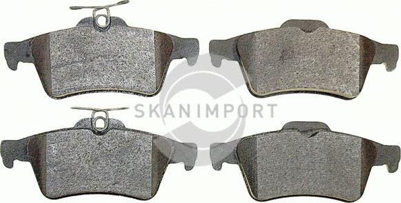 SKANIMPORT BH 2031 - Brake Pad Set, disc brake autospares.lv