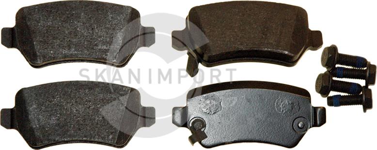 SKANIMPORT BHO 0602 - Brake Pad Set, disc brake autospares.lv